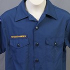 Boys Official Bsa Boy Scout Cub Scout Short Sleeve Shirt   Blue   Youth Large