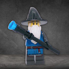 Lego Castle Black Falcon Knights Wizard Minifigure -rare New Lot -for Set 10305 