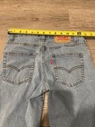 Levi s 514 Boys Straight Jeans Blue Adjustable Waist Size 12 Reg 26x27