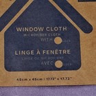 New Norwex Window Cloth - Microfiber Cleaning Cloth With Baclock- Purple