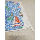 Lilly Pulitzer White Blue Naurical Beach Artsy Scalloped Mini Skort 6 Summer