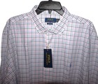 Polo Ralph Lauren Long Sleeve Shirt Xxl Classic Fit Stretch White Pink Check Nwt