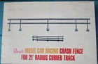 2 Vtg Boxes Revell Model Slot Car Crash Fence For 21  Radius Track
