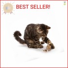 Ourpet s Play-n-squeak Twice The Mice Cat Toy  2pc  interactive Catnip Toy  Real