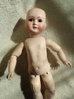 Pretty Little Antique French Petite Francaise Bisque Head Doll 10 3 4 