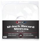  100  Bcw 12  Paper Record Album Inner Sleeves 33 1 3 Rpm  2 Packs Of 50 