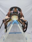 Youth Western Leather Barrel Horse Saddle Include Tack Set 10 In To  13 In