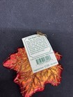 Old World Christmas Ornament Red Maple Leaf  48045 New W Tag