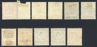 Morocco Agencies 1907-12 10c-1p Sg113-124 Mint Cat   180