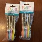 Unique Party Ice Cream Spoons 2 Packs Of 4 Count Each