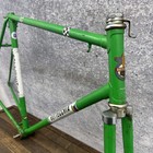 Vintage Bottecchia Road Bike Frame 60cm Green Steel Italy Racing 27in 120mm 70s