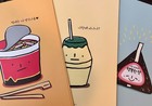 Korean Snacks Letter Set - Cute Stationery - Kawaii Writing Paper Envelopes