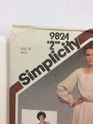 1980 Simplicity 9824 Vintage Sewing Pattern Women Dress In 2 Lengths Size 10