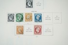 France 1850s-1990s Large Collection Of 2500  Stamps Mint   Used In Scott Album