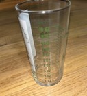 Vintage Irving Federal Savings  Chicago   Buffalo Grove Measuring Glass
