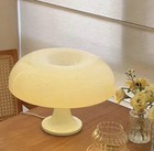 Vintage White Mushroom Lamp Mid Century Modern Retro Minimalist Table Lamp