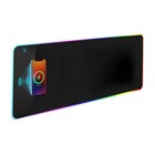 Wireless Charging Rgb Gaming Mouse Pad 10 Color Selection Non-slip Rubber Base