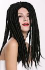 Wig Women Men Carnival Dreadlocks Rasta Reggae Rastafari Black Long