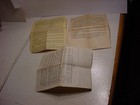 Vintage 1931 1933   1935 Kansas Resident Paper Fishing Licenses