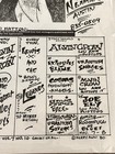 Kerry Awn Oct 1980 Vintage Atx Soap Creek Saloon Calendar Poster Austin Texas