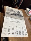 Steam Railroad Calendar 1965 Golden West Books