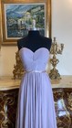 Women s Formal Strapless Lace Up Back Bridesmaid Long Evening Gown Prom Dress