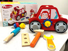 New -- Acool Toy Wooden Tool Car  Baby Kids Learning Education Toys Kids Gift