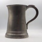 Antique 19th Century James Yates Quart Large Tavern Tankard