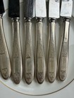 6 Vintage Silverplate Grosvenor 1921 Community Plate Dinner Knives 9 75 Art Deco