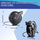 New Heavy Duty High Pressure Power Washer Jet Wash Hose Reel  3 8  Hosex15m 