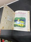 Little Golden Book alice In Wonderland Meets The White Rabbit 1951 Vtg Hardcover