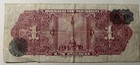 Mexican Bank Note  El Banco De Mexico 1954 1 Pesos  Serie Dw  C611415