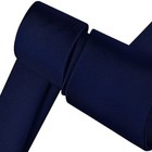 63   Xl Tie Mens Extra Long Solid Woven Necktie For Men Big And Tall Navy Blue