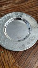 Godinger Silver Art Co  Ltd Decorative Silver Plate 6  Round With Etched Design 