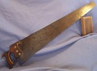 Wm b Bakewell   Co Early J b Mark 28 In Handsaw Hand Saw Split Nuts Die Stamp
