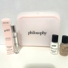 Philosophy Grace Fragrance  4 Piece Amazing  Gift Set W  Silicone Bag