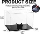 Football Display Case Full Size Acrylic Clear Box With Stand Uv Protected Memo