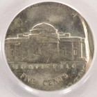 1976 5c Jefferson Nickel Struck On Dime Planchet   Pre-strike Damage Pcgs Ms63