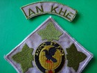 An Khe Arc And Us 4th Infantry Division Patch From Vietnam War Era