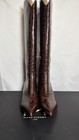 Mark Fisher Women s Boots Size 8 5 Brown Leather Croco