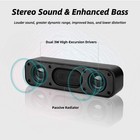 Usb Mini Sound Bar - Stereo Sound   Enhanced Bass - For Windows Pcs  Laptop