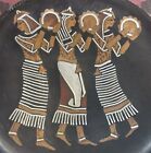 Antique 100  Solid Copper Plate W 3 Egyption Women  9-7 8     Egypt Vintage Etched