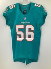  56 Davon Godchaux Miami Dolphins Game Used Nike Jersey Sz 44 Yr 2014