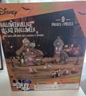 Disney Halloween Village 9 Piece Set Mickey   Friends Lights Music 