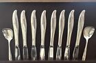 Oneida Community Vintage Silver Plate 1960 Silver Flower Full Flatware Set For 8