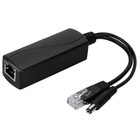 48v 12v Dc Poe Power Over Ethernet Splitter Camera Barrel Plug Adapter Active