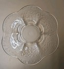 Vintage Duncan   Miller Canterbury Buttercup Etched Scalloped 15  Torte Plate 