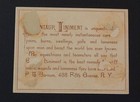 1880 Medicine Advertising  Trade Card P T Barnum  Jumbo Elephant Baby Castoria