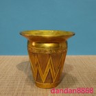 10 4 china Ancient Dynasty Bronze Wares Gilt Zun Cup Bottle Pot Vase Jar Statue