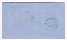 1857 Qv 1d Penny Red Stamp  fault  C9 On Cover Leicester Sideways Duplex